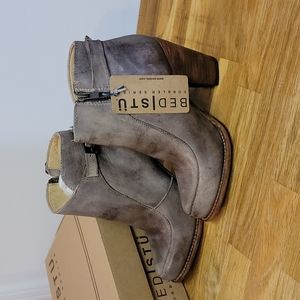 NWB Bed Stu Isla brown leather boots 7